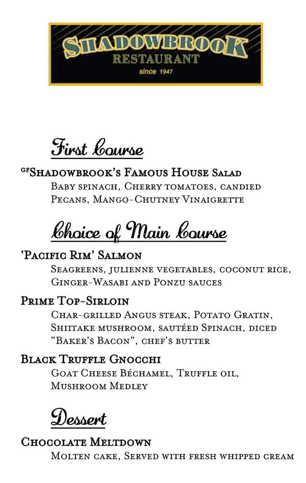 Sample Menu 01