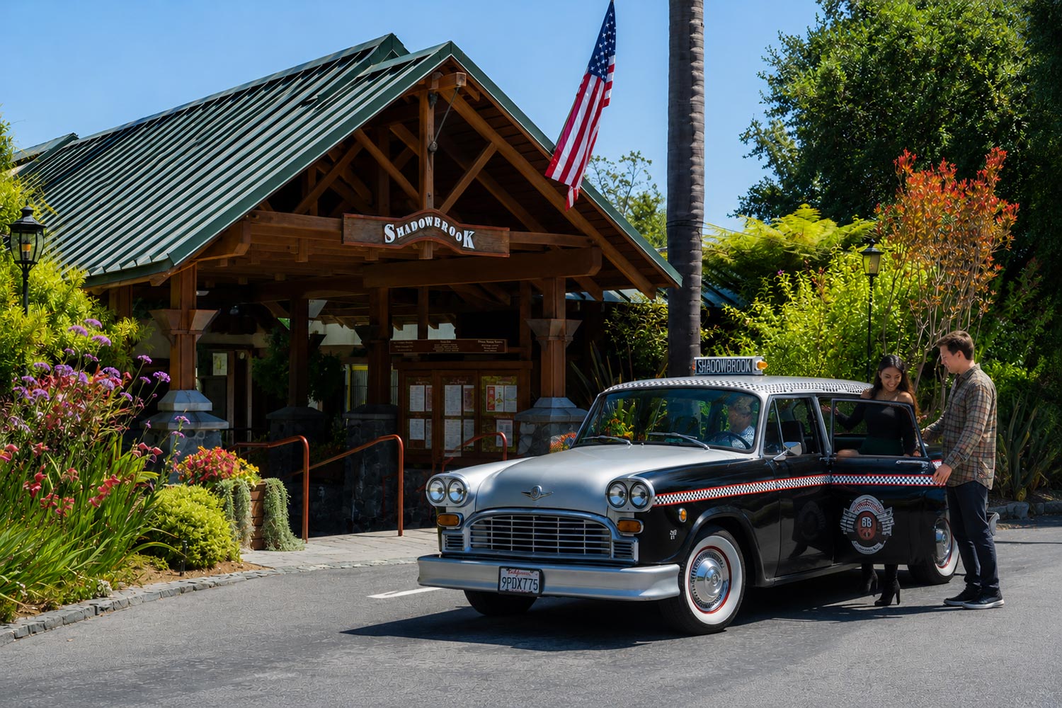 Black-Cab-out-front-of-Shadowbrook-02